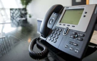 Professional Architectural Photography Image of phone on conference table