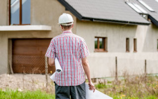 Professional Architectural Photography Image of Architect at jobsite.