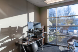 Office with view to outside